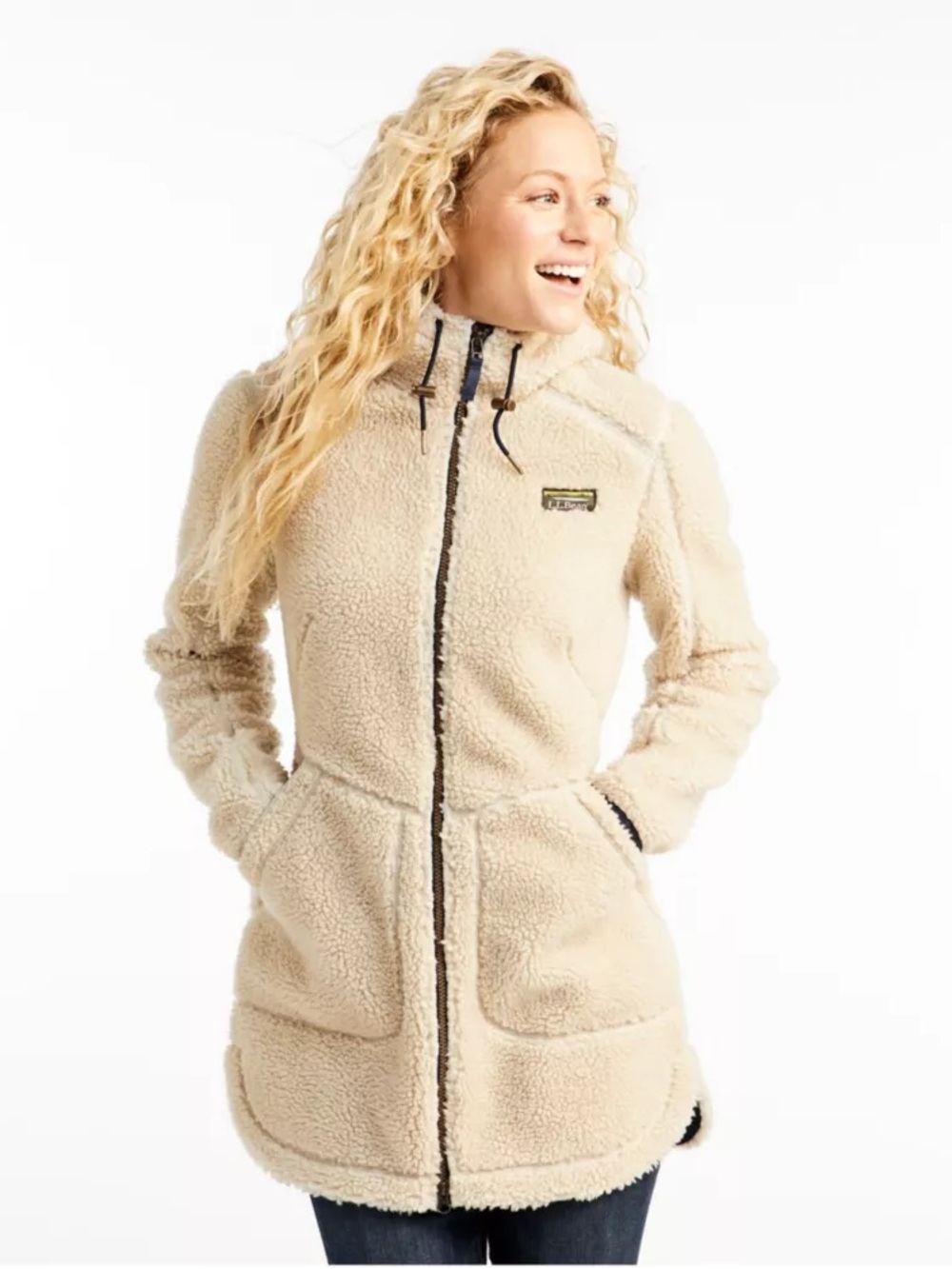 L.L. Bean Women's Mountain Pile Fleece Coat